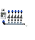 KIT RAIN CON 5 ELETTROVALVOLE 24 V + PROGRAMMATORE C-DIAL 5 ZONE PER IRRIGAZIONE AUTOMATICA AMPLIABILE