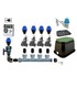 KIT RAIN CON 4 ELETTROVALVOLE 24 V+ PROGRAMMATORE C-DIAL + POZZETTO + SENSORE PER IRRIGAZIONE AUTOMATICA AMPLIABILE
