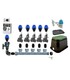 KIT RAIN CON 5 ELETTROVALVOLE 24 V+ PROGRAMMATORE C-DIAL + POZZETTO + SENSORE PER IRRIGAZIONE AUTOMATICA AMPLIABILE