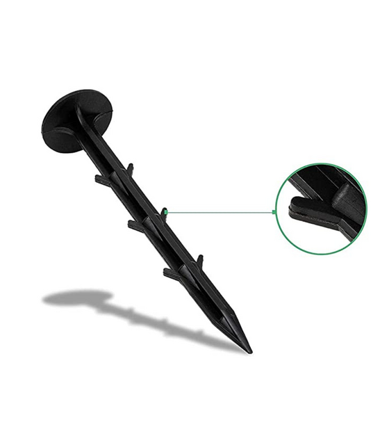 Chiodi Di Fissaggio Per Teloni - Per Tessuto Anti-erbacce [100 Pezzi - Foto 9