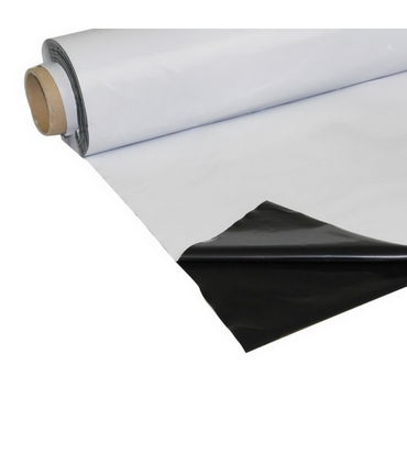 Telo Bianco e Nero Pacciamatura Senza Fori Bobina da 100 M Film Antierbacce Larg. 100 cm | Bio Orto