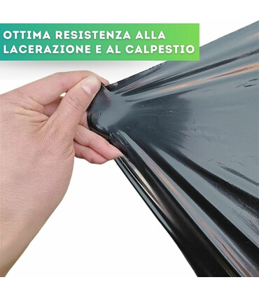 Telo nero per pacciamatura non forato largh. 90 cm