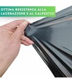 Telo nero per pacciamatura forato ogni 30 cm largh. 100 cm