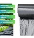 Telo nero per pacciamatura forato ogni 80 cm largh. 100 cm