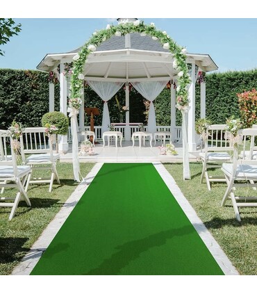 Passatoia Verde 10 metri larga 1 metro per eventi