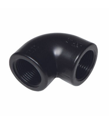 Gomito Filettato Femmina 90° PP raccordo in Plastica misure varie