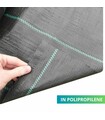 Telo Rete Pacciamatura Nero Larg. 200 cm x 10 m 105 gr/mq