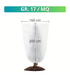Telo Cappuccio Termoclima TNT 17 gr/mq Larg. 1,6 m x 2 m antigelo piante