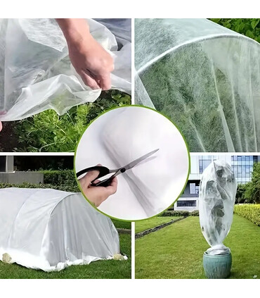 Tessuto non tessuto Tnt 17 gr Larg. 2 m x 5 m Antigelo Piante