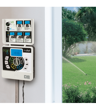 Centralina Indoor 24V I-Dial 4 Stazioni Rain per Orto e Giardino