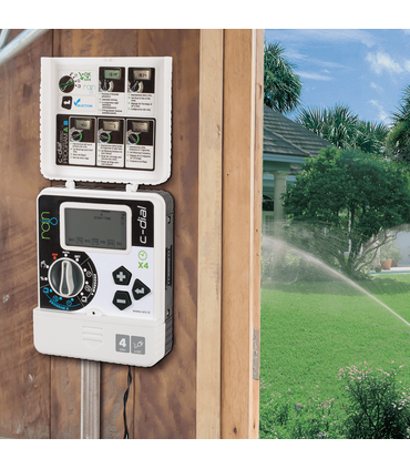 Centralina Indoor 24V C-Dial 4 Stazioni Rain per Orto e Giardino