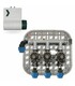Kit irrigazione automatica pure vision + 3 elettrovalvole per orto e giardino