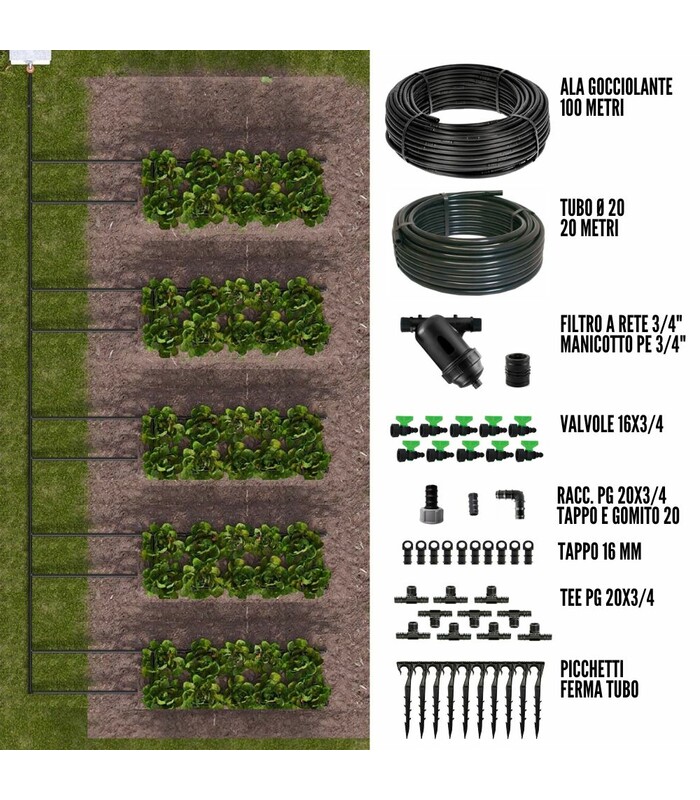 Migliori Kit irrigazione a goccia, per giardino e orto 2024