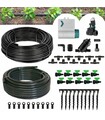 Kit Irrigazione a goccia automatico 100 mq con Pure Vision + Elettrovalvola 9V
