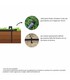 Kit Irrigazione a goccia automatico 100 mq con centralina Connect DC Battery + Elettrovalvola 9V