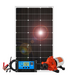 Kit Impianto Fotovoltaico per Orto con Pompa Acqua 12V e Regolatore di Carica