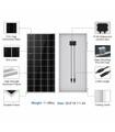 Kit Impianto Fotovoltaico per Orto con Pompa Acqua 12V e Regolatore di Carica