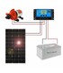 Kit Impianto Fotovoltaico Automatico per Orto con Pompa Acqua 12V e Regolatore di Carica