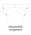 Kit Archi per Tunnel per Orto e Giardino 5 pz