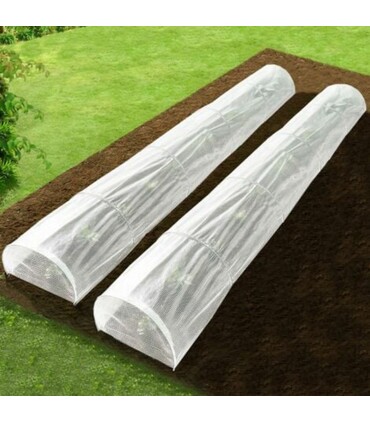 Kit Archi per Tunnel per Orto e Giardino 10 pz + Tnt 2 x 20 mt