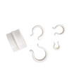 Set 30 Clips fermatelo in plastica per serra tunnel tnt d. 12 mm