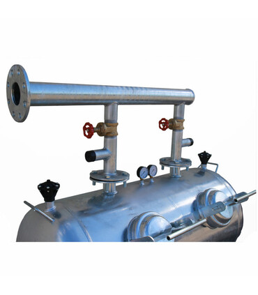 Filtro a Quarzite doppia camera zincato DN80 con Kit controlavaggio