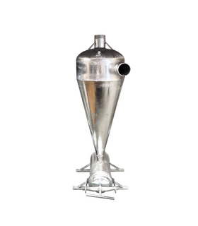 Filtro Idrociclone Acciaio Zincato con manometro e valvola di scarico separatore per sabbia pulizia acqua