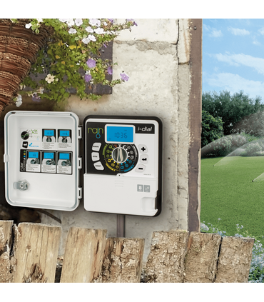 Centralina Outdoor 24V I-Dial 8 Zone Rain per Orto e Giardino