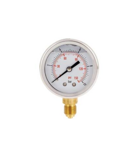 Manometro a secco 0 - 10 per misurazione pressione acqua