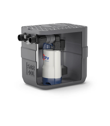 Stazione Accumulo Pedrollo SAR 40 con elettropompe da drenaggio