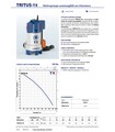 Elettropompa sommergibile con trituratore in acciaio inossidabile Tritus-TX 0,75 HP